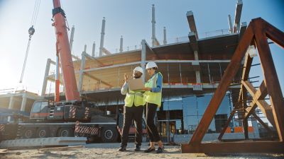 Civil Structural Engineers on site